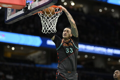 Kuzma scores 31, Wizards snap 5-game skid with 109-102 win over Kings